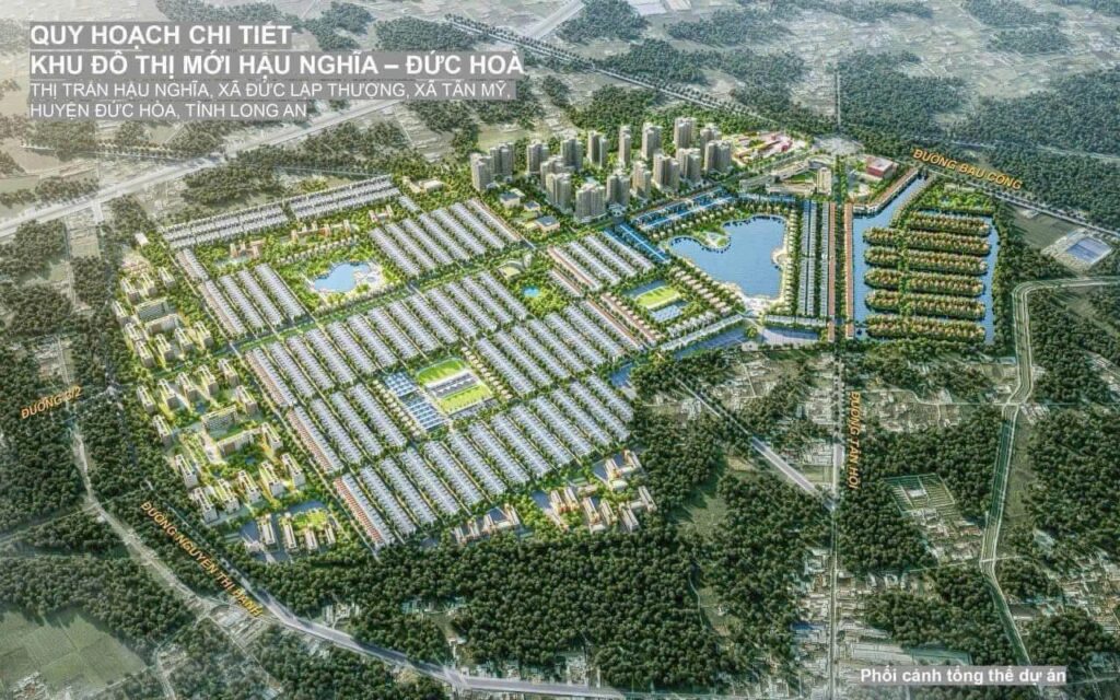 Phối cảnh thiết kế dự án vinhomes green city long an